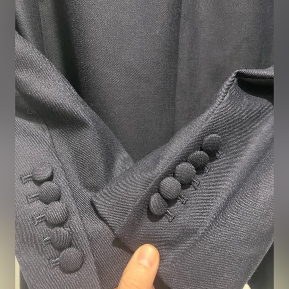 J.Crew Collection relaxed blazer crest embellishment wool-blend Size 0 CC409 - Picture 11 of 16